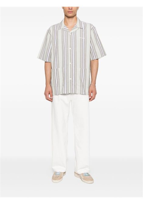 camicia folsey uomo bianca e oliva CARHARTT WIP | I0351543G7.XX